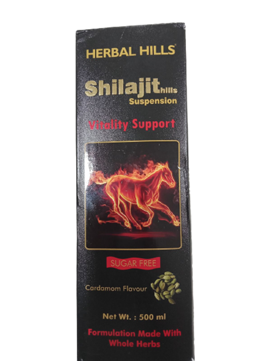 Herbal Hills Shilajithills Suspension Vitality Support Syrup