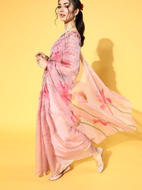 Saree Mall Saree Mall Floral Saree - Distacart