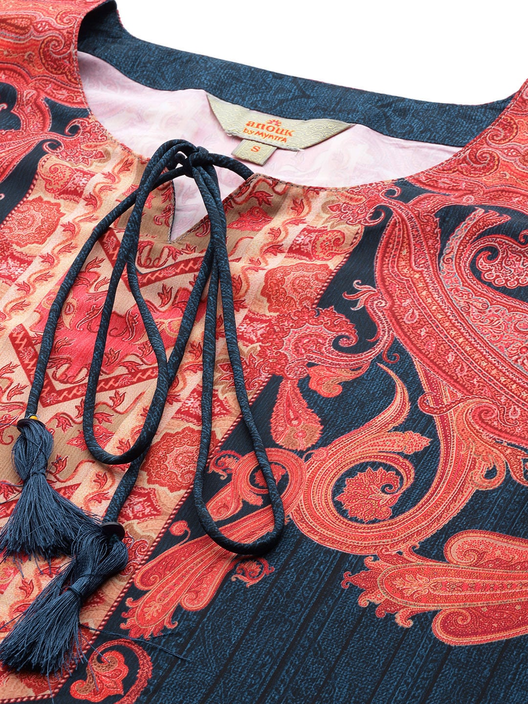 Buy Nayam By Lakshita Ethnic Motifs Embroidered Thread Work Thread Work  Kurti - Kurtis for Women 21669434 | Myntra