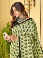 Thumbnail for Kalini Ethnic Motifs Printed Dabu Saree - Distacart