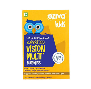 OZiva Kids Superfood Vision Multi Gummies - Distacart