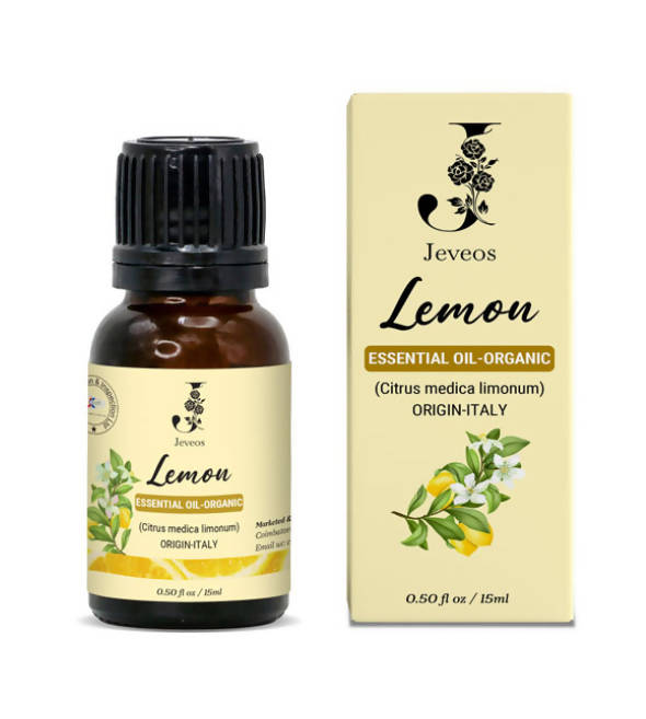 Jeveos Organic Lemon Essential Oil - Distacart