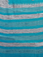 Thumbnail for Kalini Blue & Grey Art Silk Printed Khadi Saree - Distacart