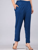 Thumbnail for Kalini Regular Gotta Patti Kurta With Trousers - Distacart