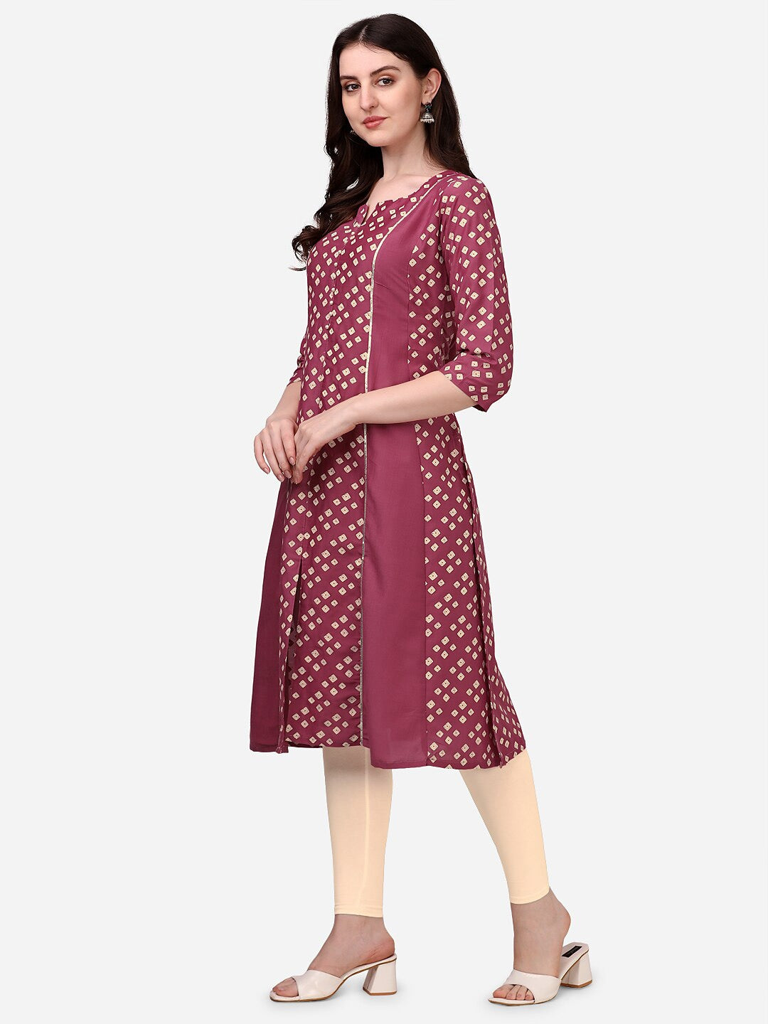 HERE&NOW Bandhani Printed Kurta - Distacart