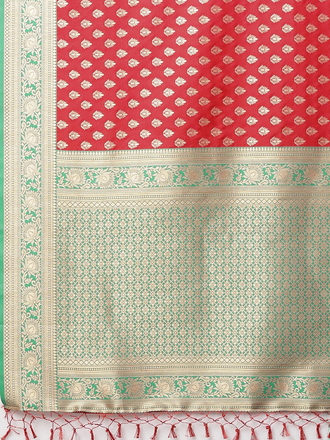 Mitera Woven Design Zari Silk Blend Banarasi Saree - Distacart