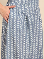 Thumbnail for Sangria Floral Printed Regular Pure Cotton Kurta with Salwar - Distacart