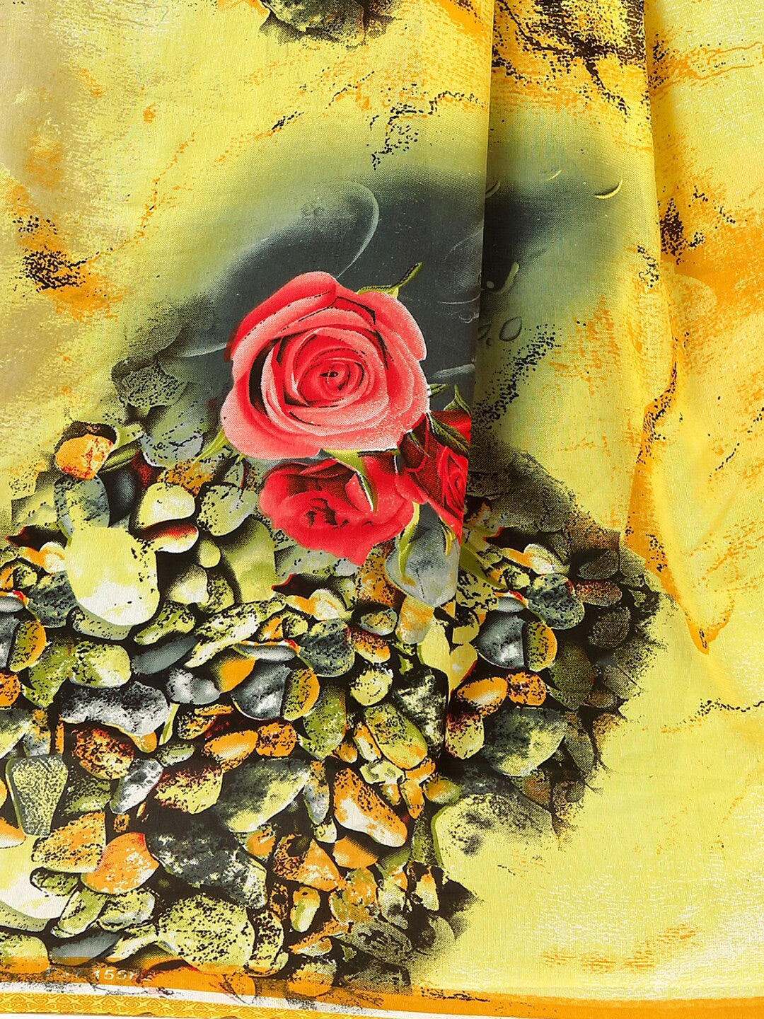 Kalini Pack of 2 Printed Poly Georgette Saree - Distacart