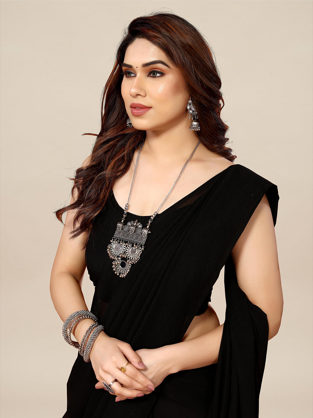Kalini Pure Georgette Saree - Distacart