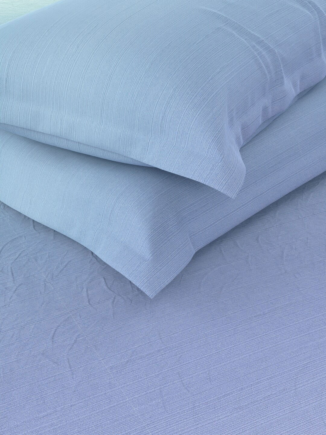 Nautica Bradford Green & Blue 160 TC Pure Cotton King Bedsheet & 2 Pillow Covers - Distacart