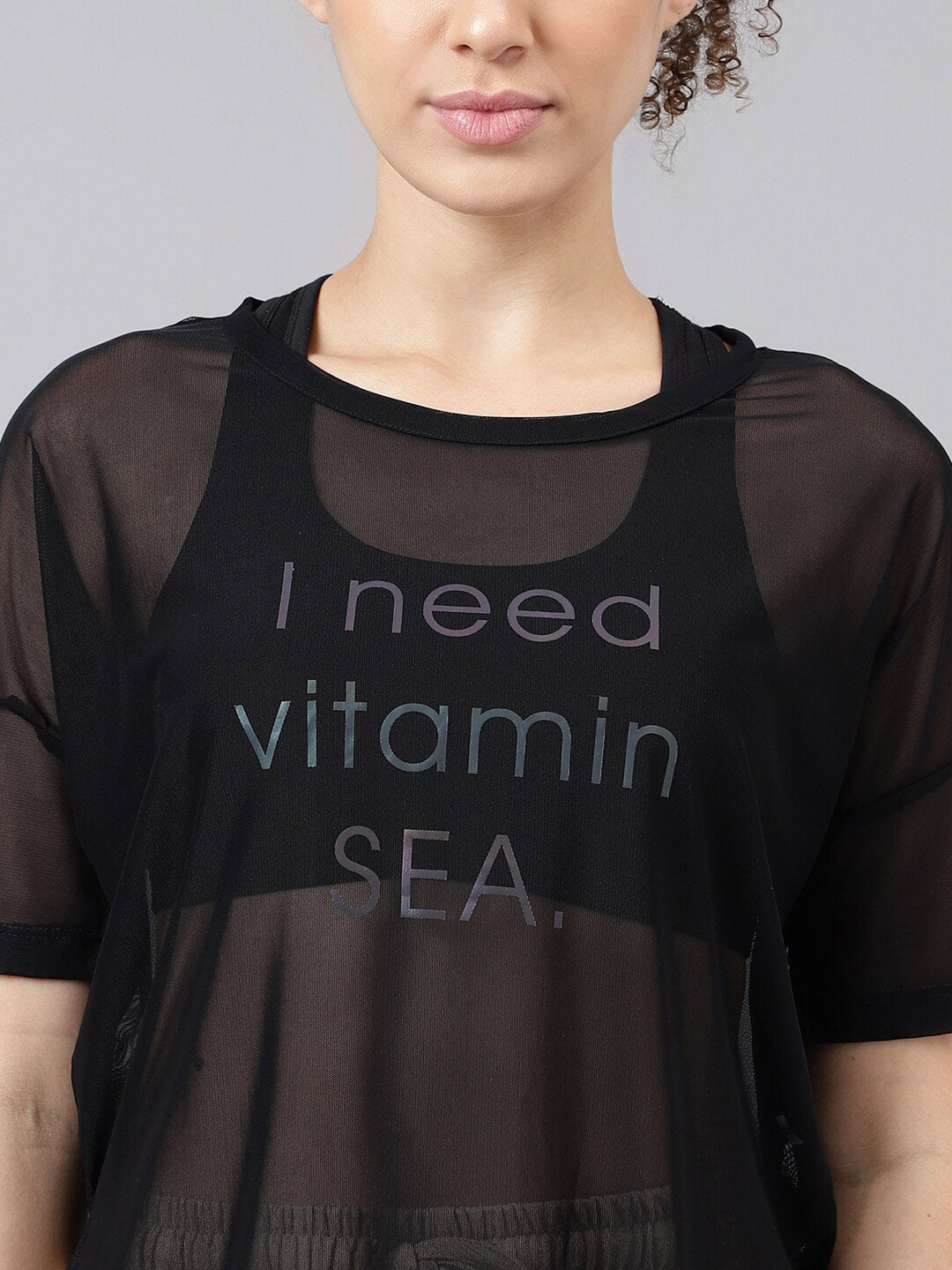 MKH Typography Printed Dri-Fit Relaxed Fit Training or Gym T-Shirt - Distacart