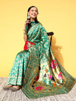 Thumbnail for Saree Mall Ethnic Motifs Saree With Woven Design Border - Distacart
