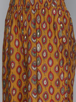 Thumbnail for HERE&NOW Women Ethnic Motifs Printed Cold-Shoulder Kurta with Palazzos - Distacart