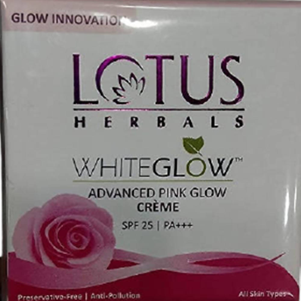 Lotus Herbals Whiteglow Advanced Pink Glow Creme Spf 25 I PA+++