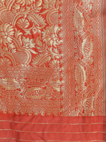 Thumbnail for Kalini Ethnic Motifs Woven Design Jacquard Zari Banarasi Saree - Distacart