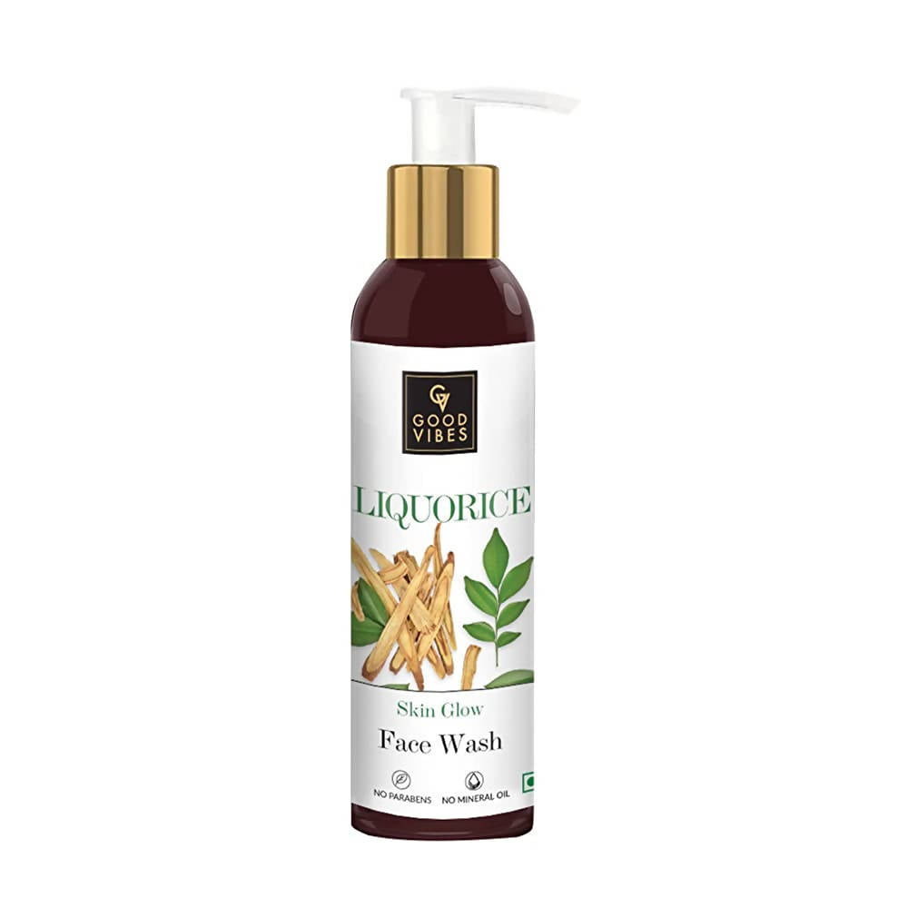 Good Vibes Liquorice Skin Glow Face Wash