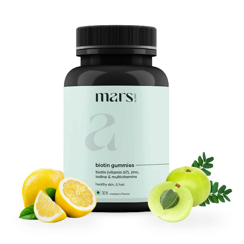 Mars By GHC Biotin Hair Gummies - Cranberry - Distacart