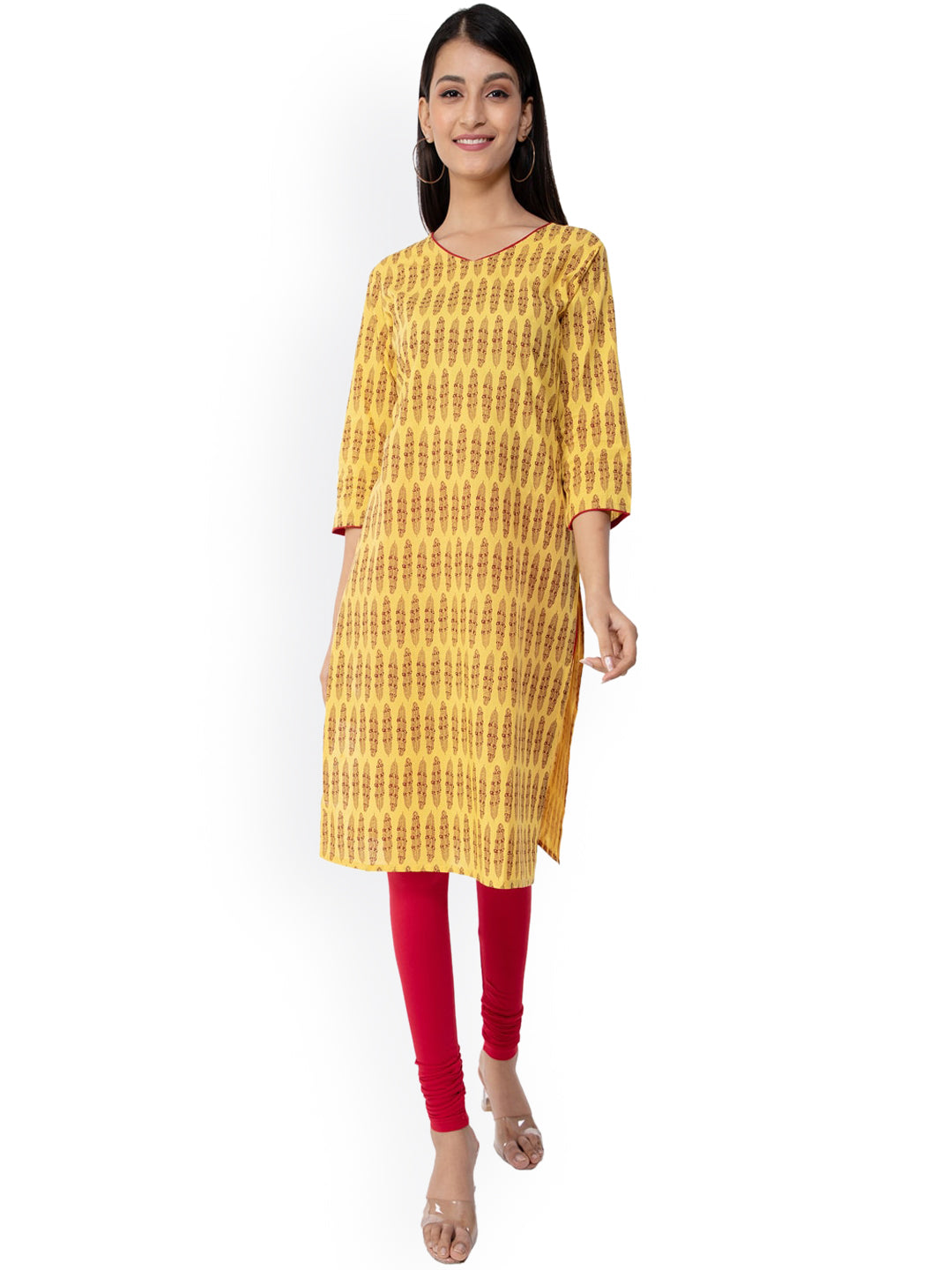 Kalini Women Yellow Kurta - Distacart