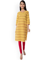Thumbnail for Kalini Women Yellow Kurta - Distacart
