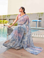 Thumbnail for Tikhi Imli Tie and Dye Gotta Patti Chiffon Saree - Distacart