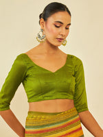Thumbnail for Soch Striped Saree - Distacart