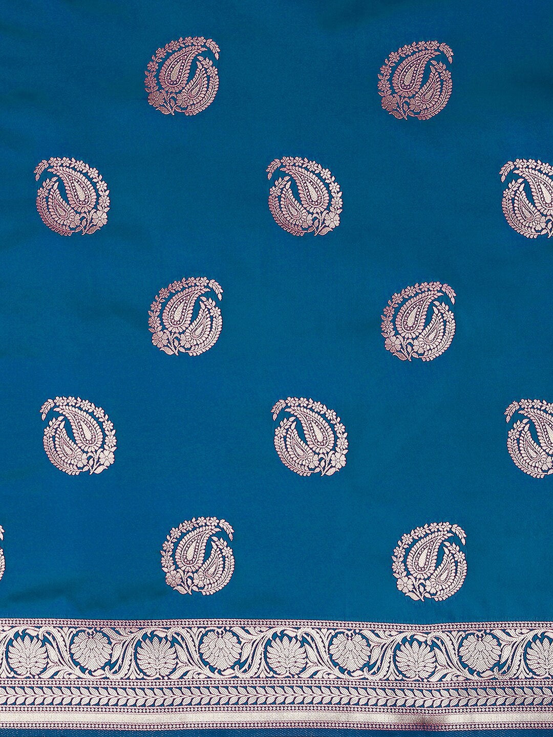 Mitera Ethnic Motifs Woven Design Zari Silk Blend Banarasi Saree - Distacart