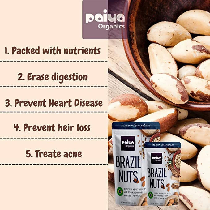 Paiya Organics Brazil Nuts - Distacart
