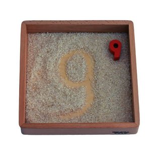 Nesta Toys Sensory Wooden Toy Set with Montessori Tray - Beech Wood - Distacart