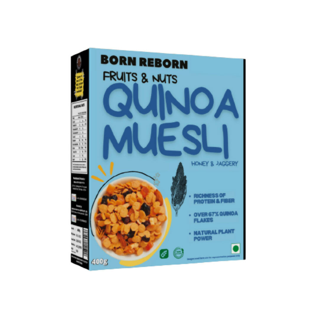 Born Reborn Quinoa Muesli with Honey Fruits and Nuts - Distacart