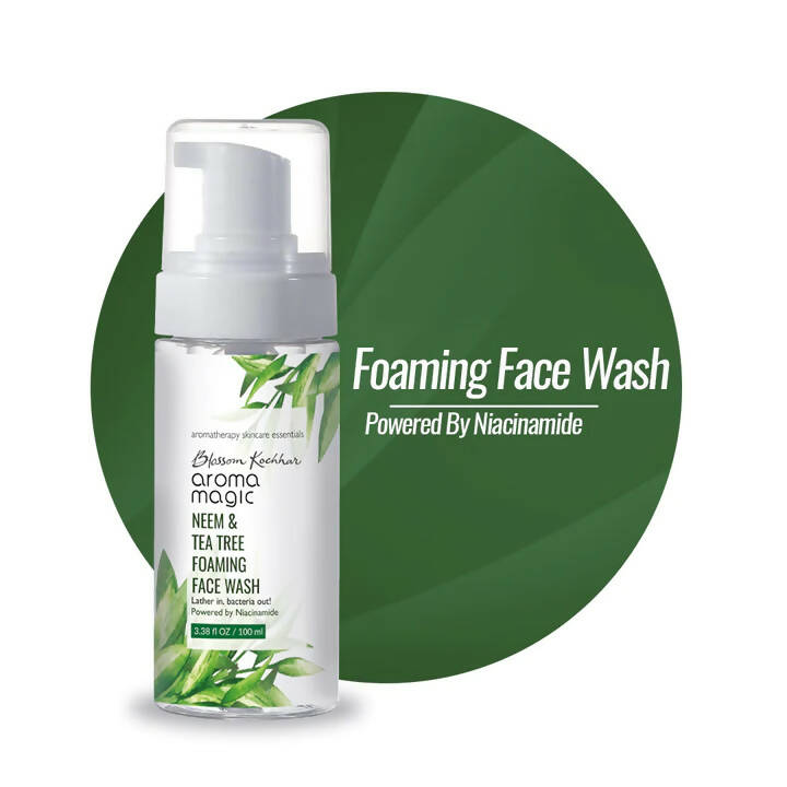 Blossom Kochhar Aroma Magic Neem & Tea Tree Foaming Face Wash - Distacart