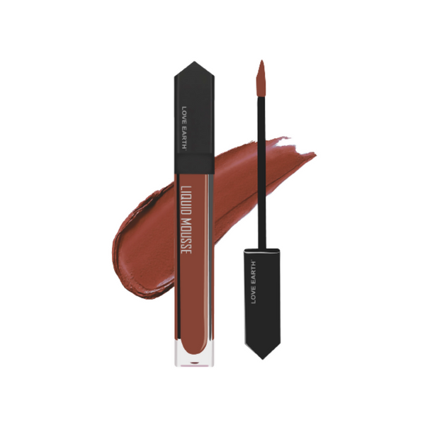 Love Earth Liquid Mousse Lipstick - Spanish Coffee - Distacart