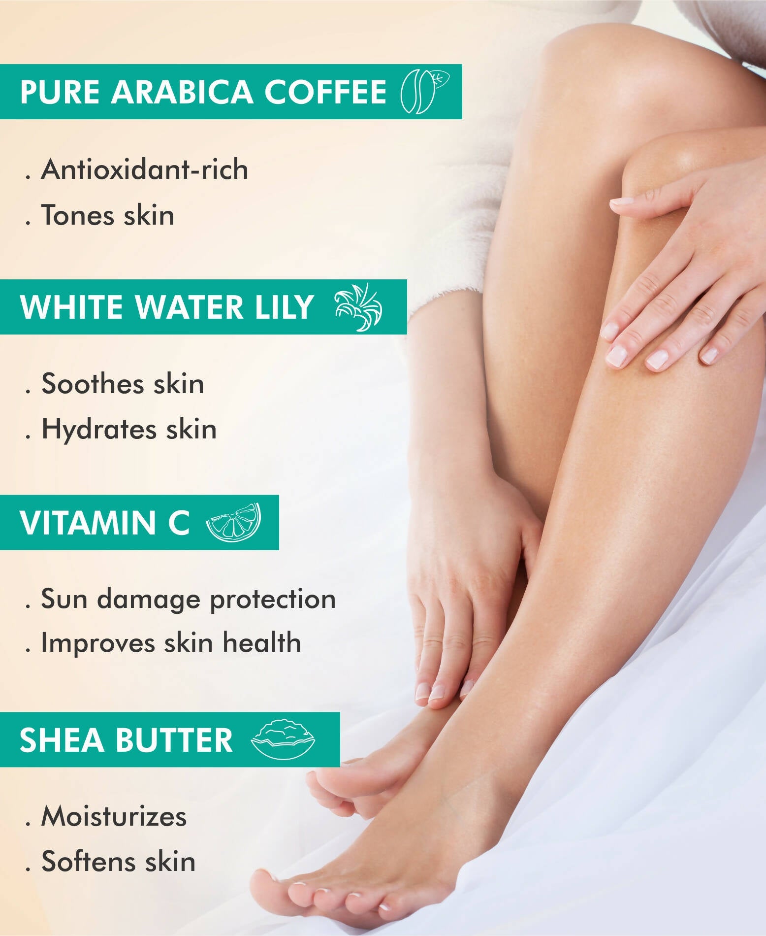 mCaffeine Raw Coffee Body Lotion - Distacart
