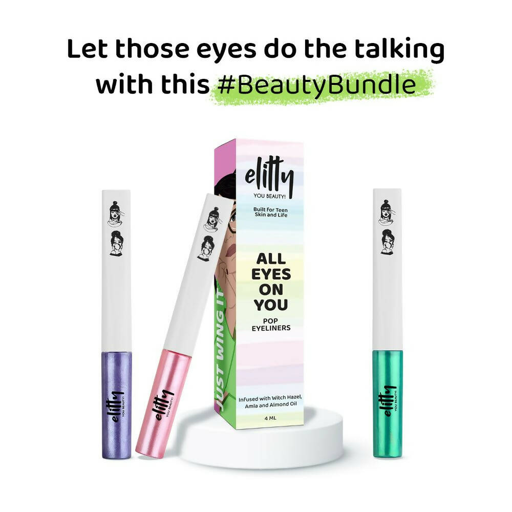 Elitty Eye Gotta Feeling Pop Color Eyeliner Combo - Distacart