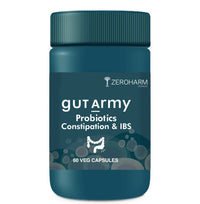 Thumbnail for Zeroharm Gut Army Probiotics Constipation & IBS Capsules - Distacart