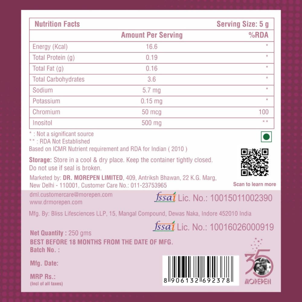 Dr. Morepen PCOS Balance Powder - Distacart