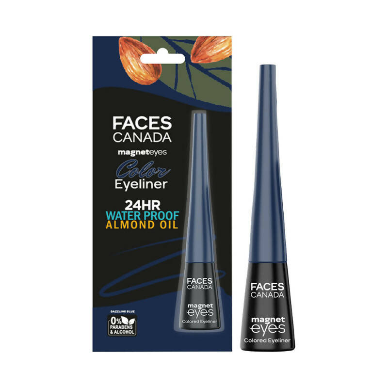Faces Canada Magneteyes Color Eyeliner - Dazzling Blue - Distacart