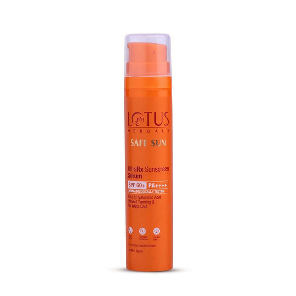 Lotus Herbals Safesun UltraRX Sunscreen Serum SPF 60 PA++++ - Distacart