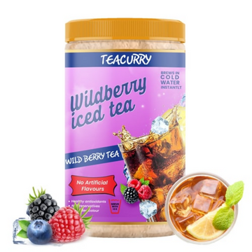 Teacurry Wildberry Instant Iced Tea Powder - Distacart