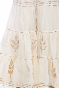 Thumbnail for Mominos Fashion Cotton Off White Gotta Work Sharara