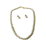 Thumbnail for Tiaraa White Pearls Necklace Set For Women - Distacart