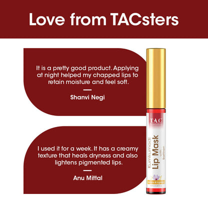 TAC - The Ayurveda Co. Kumkumadi Lip Mask with Saffron - Distacart