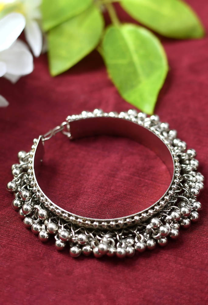 Buy Tribe Amrapali 925 Silver Taveez Ghungroo Flexible fit Bracelet Online  At Best Price @ Tata CLiQ