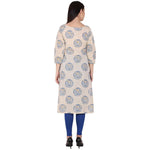 Thumbnail for Kanoor Women's multi cotton straight kurti