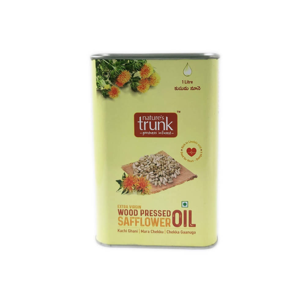 Nature's Trunk Extra Virgin Woodpressed Safflower oil - Distacart