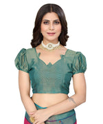 Thumbnail for Vamika Pink Chiffon Brasso Bollywood Style Woven Saree (DIMPLE PINK) - Distacart