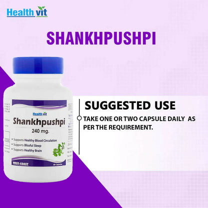 Healthvit Shankhpushpi Capsules - Distacart