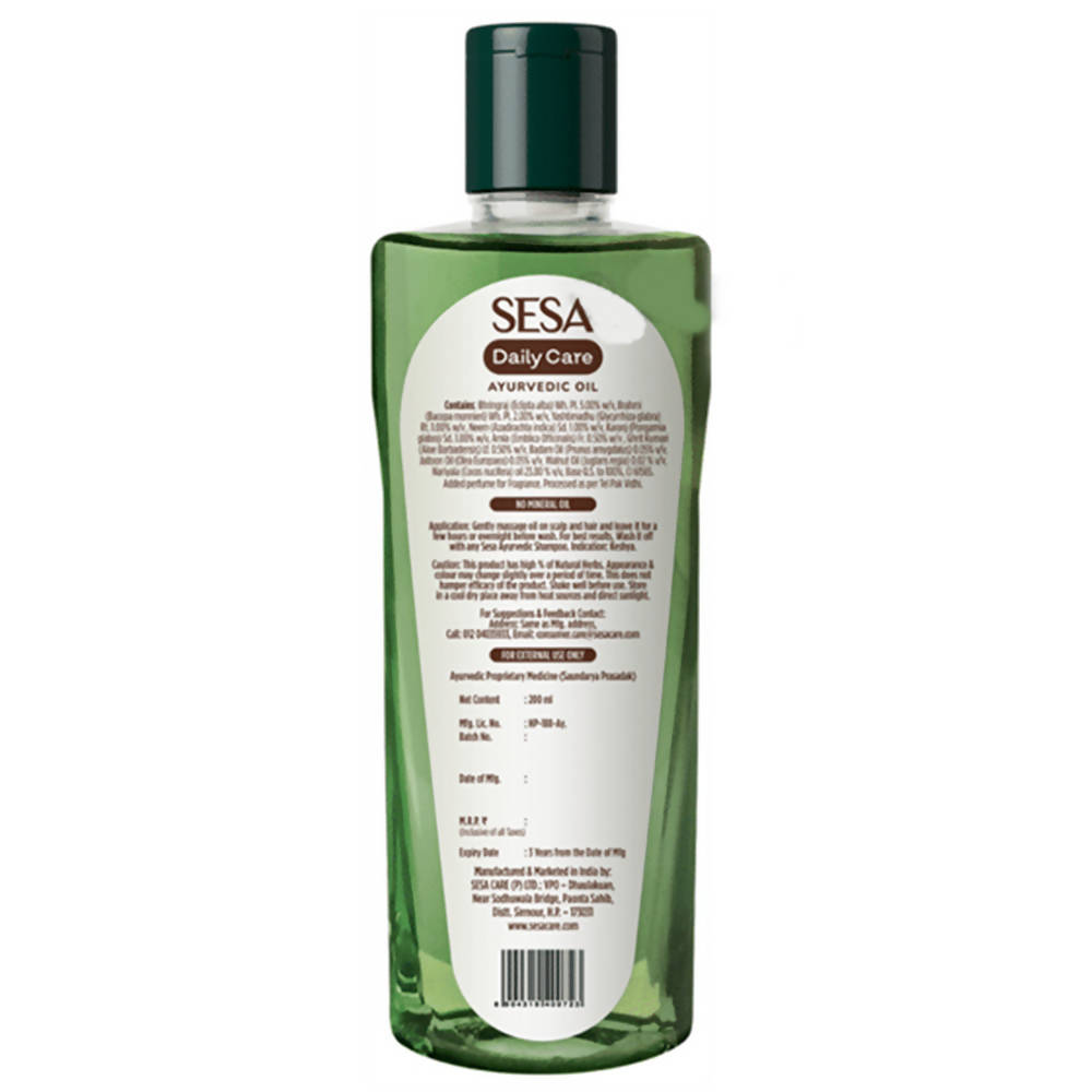 Sesa Daily Care Ayurvedic Oil - Distacart