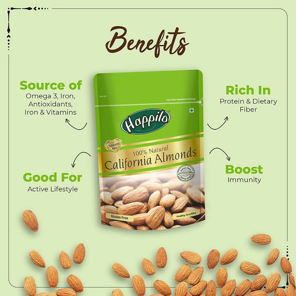 Happilo Premium Californian Almonds, Whole Cashews, Raisins & Walnuts Inshell Combo - Distacart