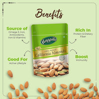 Thumbnail for Happilo Premium Californian Almonds, Whole Cashews, Raisins & Walnuts Inshell Combo - Distacart