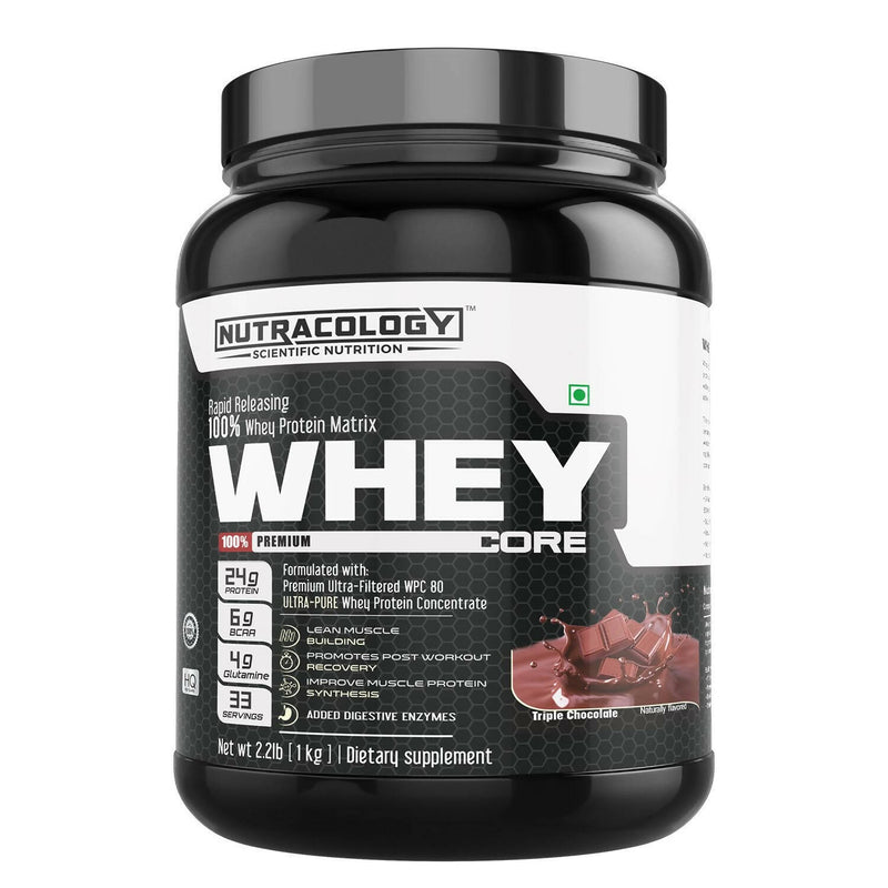 Nutracology Whey Core Whey Protein For Muscle Strength &amp; Stamina - Distacart